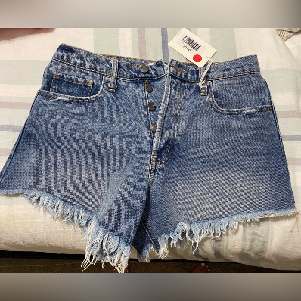 Cello High Rise Denim Shorts